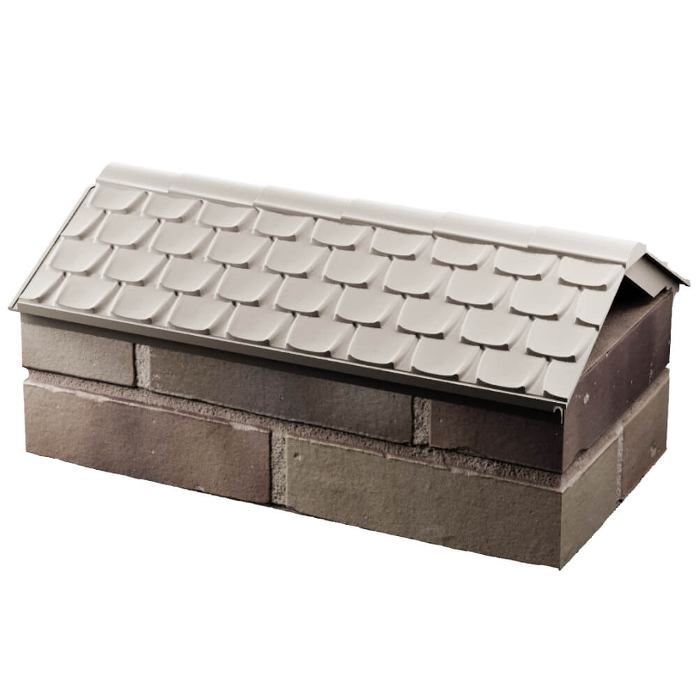 Парапет Zking Эльбрус Бежевый с посадкой на 1 кирпич (255мм) в Санкт-Петербурге фото