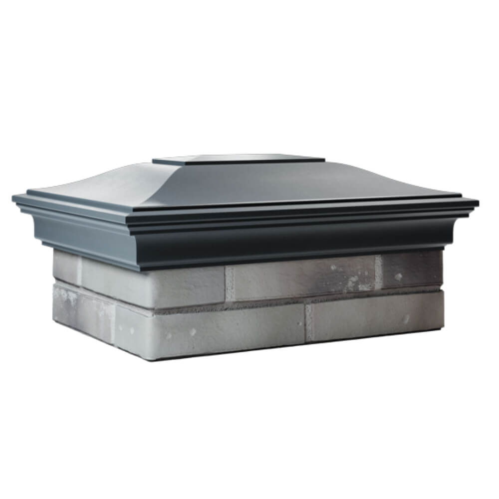 Колпак Zking Монблан Серый на столб 2х1.5 кирпича (515х385мм) в Санкт-Петербурге фото