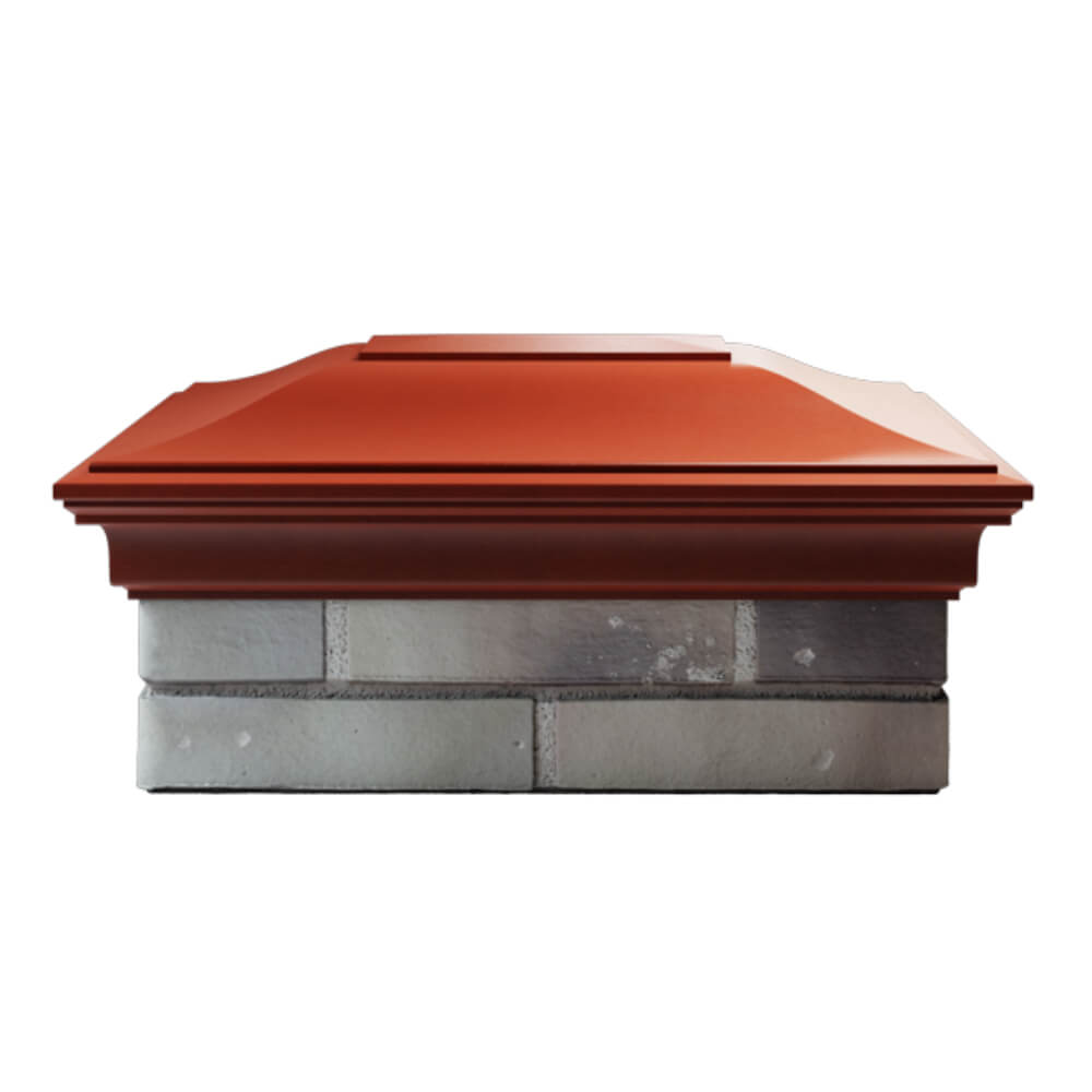 Колпак Zking Монблан Красный на столб 2х1.5 кирпича (515х385мм) в Санкт-Петербурге фото