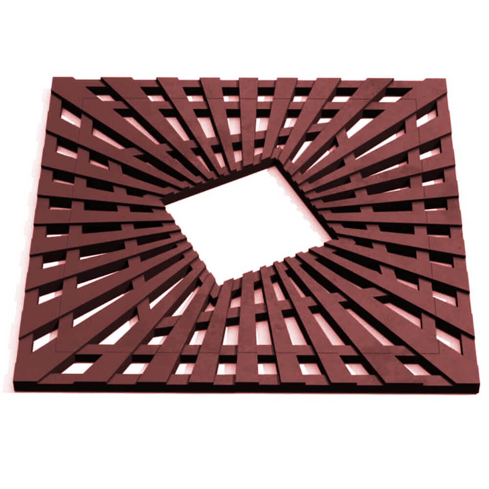 Приствольная решетка для дерева ZKING ATMOSPHERE 1.2х1.2м Коричневая Санкт-Петербург фото