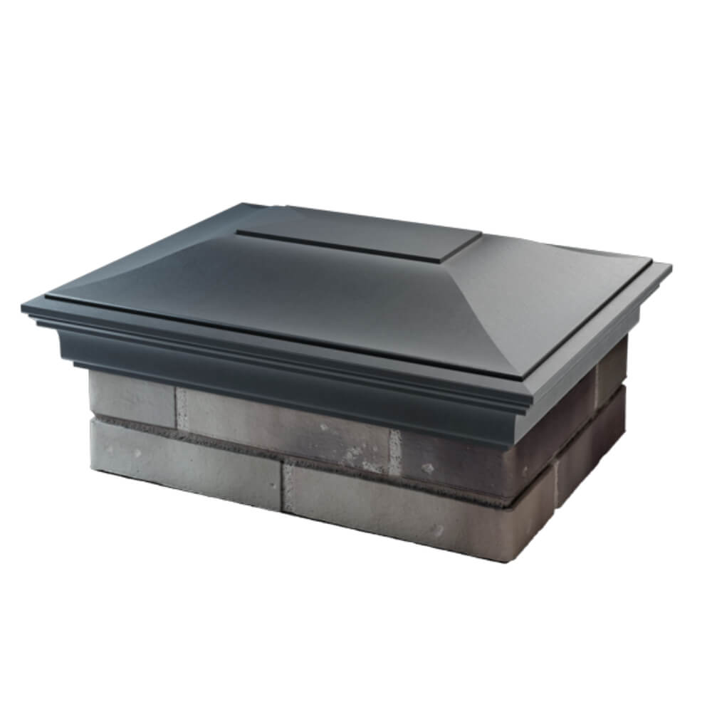 Колпак Zking Монблан Серый на столб 2х1.5 кирпича (515х385мм) в Санкт-Петербурге фото