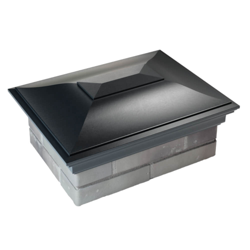 Колпак Zking Монблан Черный на столб 2х1.5 кирпича (515х385мм) Санкт-Петербург фото