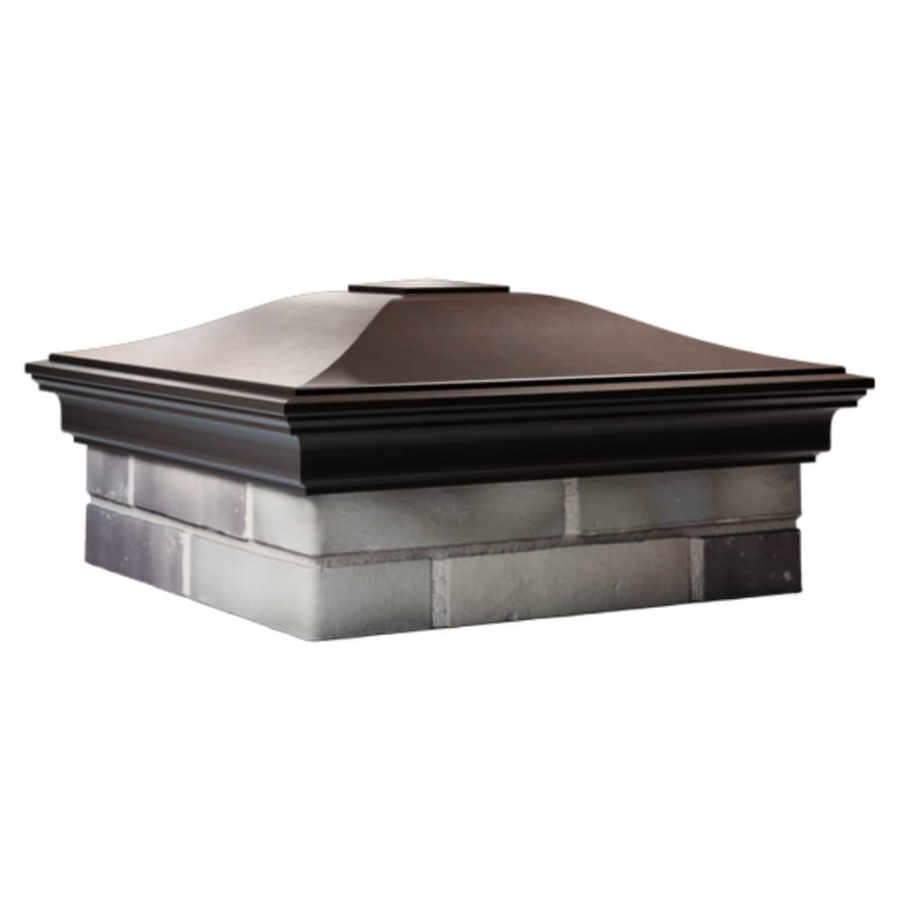 Колпак Zking Монблан Коричневый на столб 2х2 кирпича (515х515мм) в Санкт-Петербурге фото