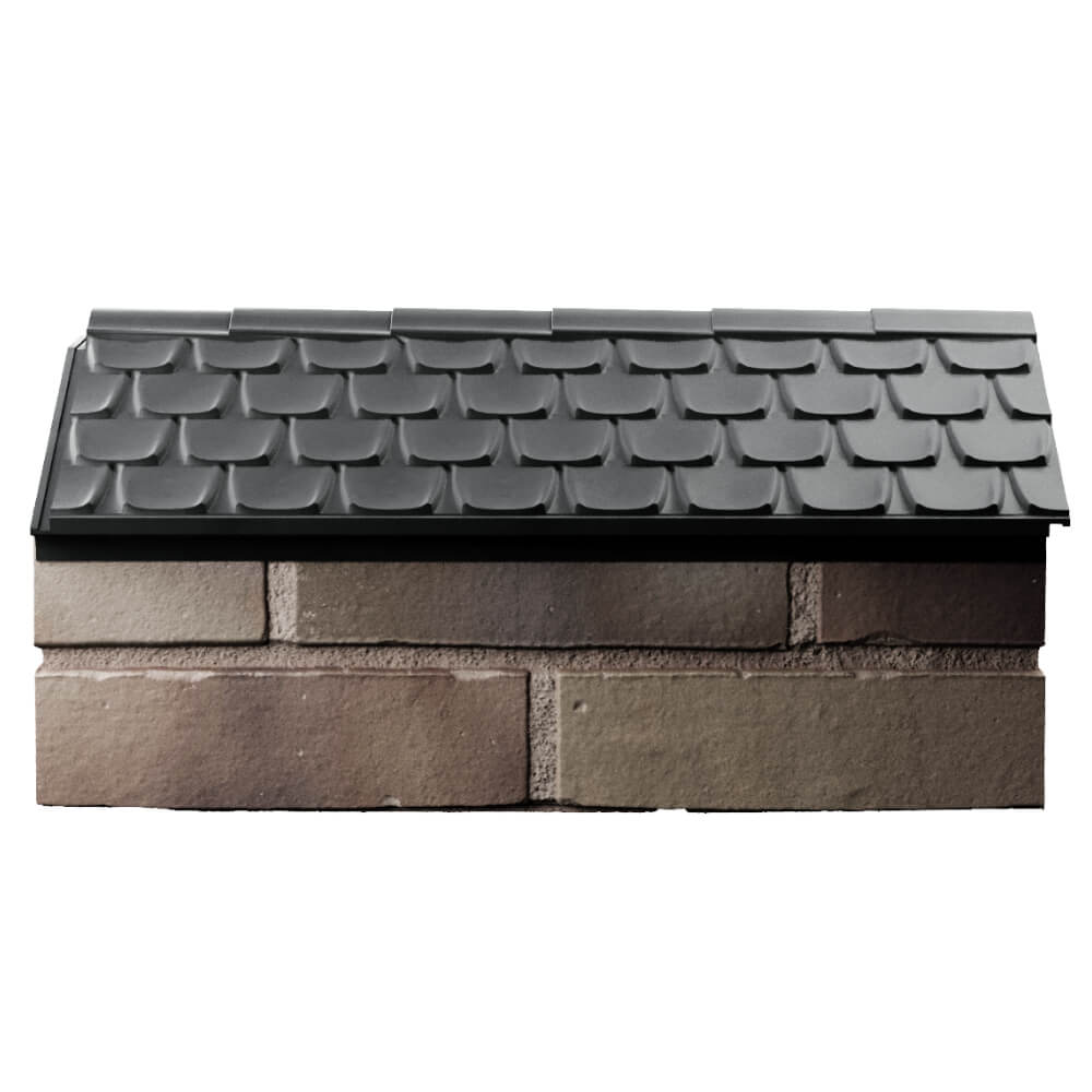 Парапет Zking Эльбрус Серый с посадкой на 1 кирпич (255мм) в Санкт-Петербурге фото