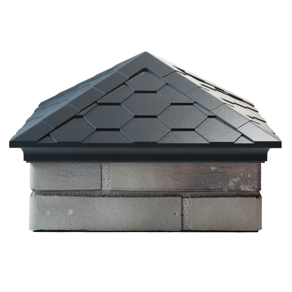 Колпак Zking Эверест Серый на столб 1.5х1.5 кирпича (390х390мм) Санкт-Петербург фото