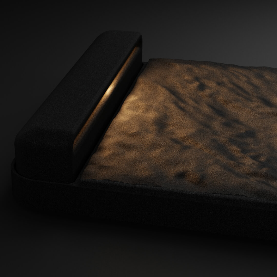 LED Светильник для шаговой плиты STONE Черный Сланец 330х75х98мм Санкт-Петербург фото