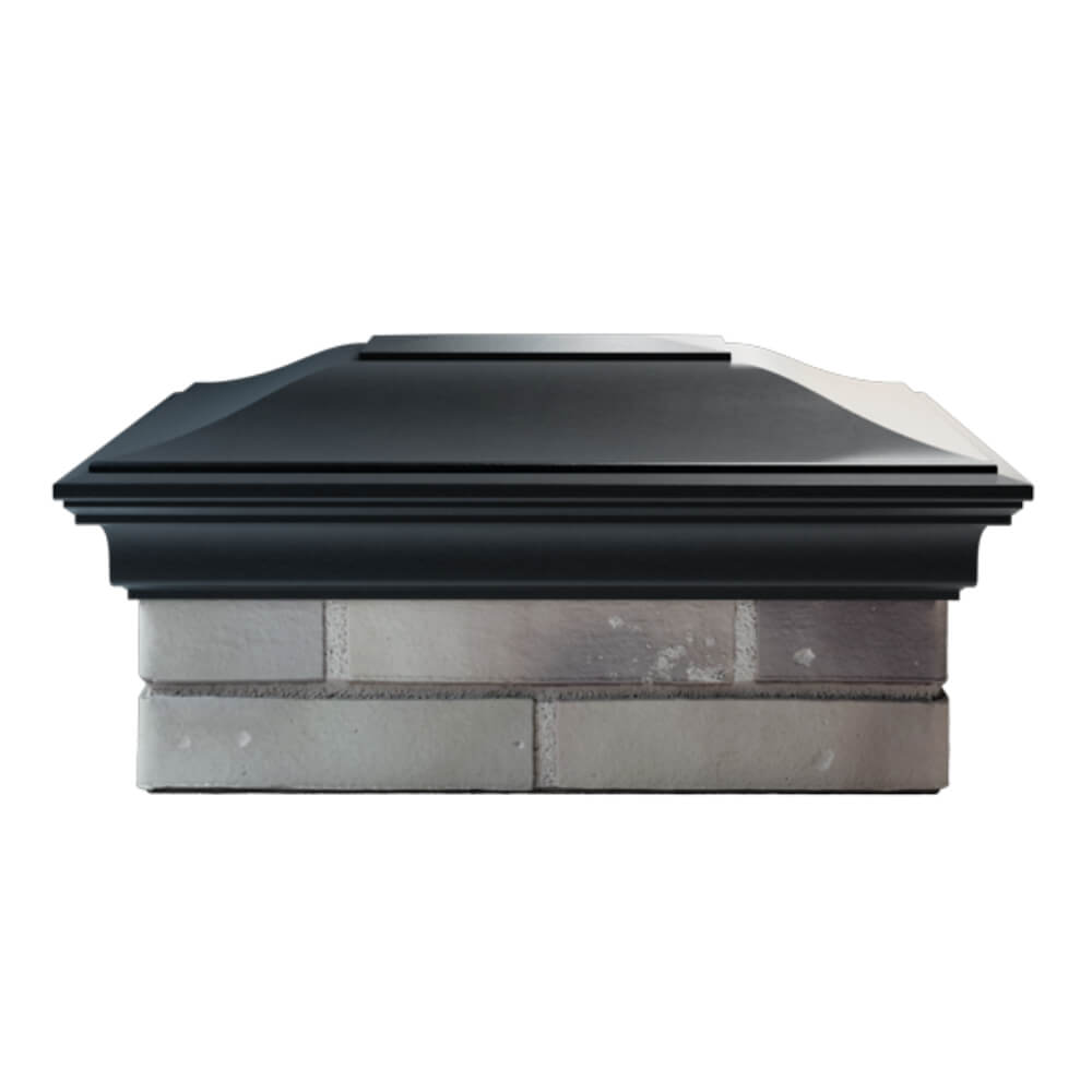 Колпак Zking Монблан Черный на столб 2х1.5 кирпича (515х385мм) в Санкт-Петербурге фото
