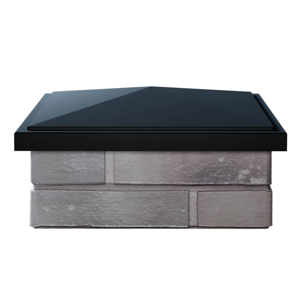 Колпак Zking БонаМоно Черный на столб 1.5х1.5 кирпича (385х385, 400х400мм) Санкт-Петербург фото