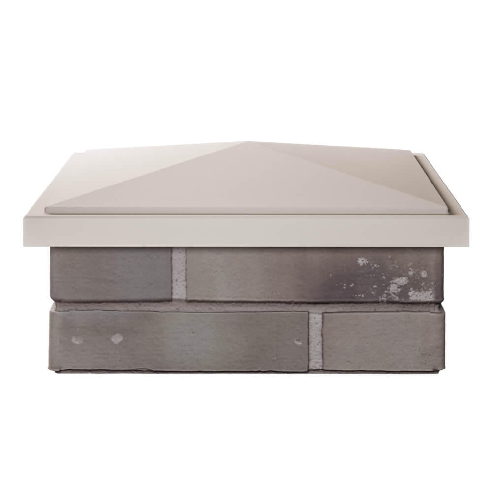 Колпак Zking БонаМоно Бежевый на столб 1.5х1.5 кирпича (385х385, 400х400мм) Санкт-Петербург фото