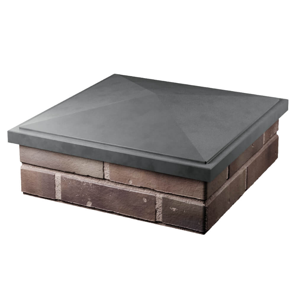 Колпак Zking БонаМоно Серый на столб 2х2 кирпича (515х515, 530х530мм) в Санкт-Петербурге фото