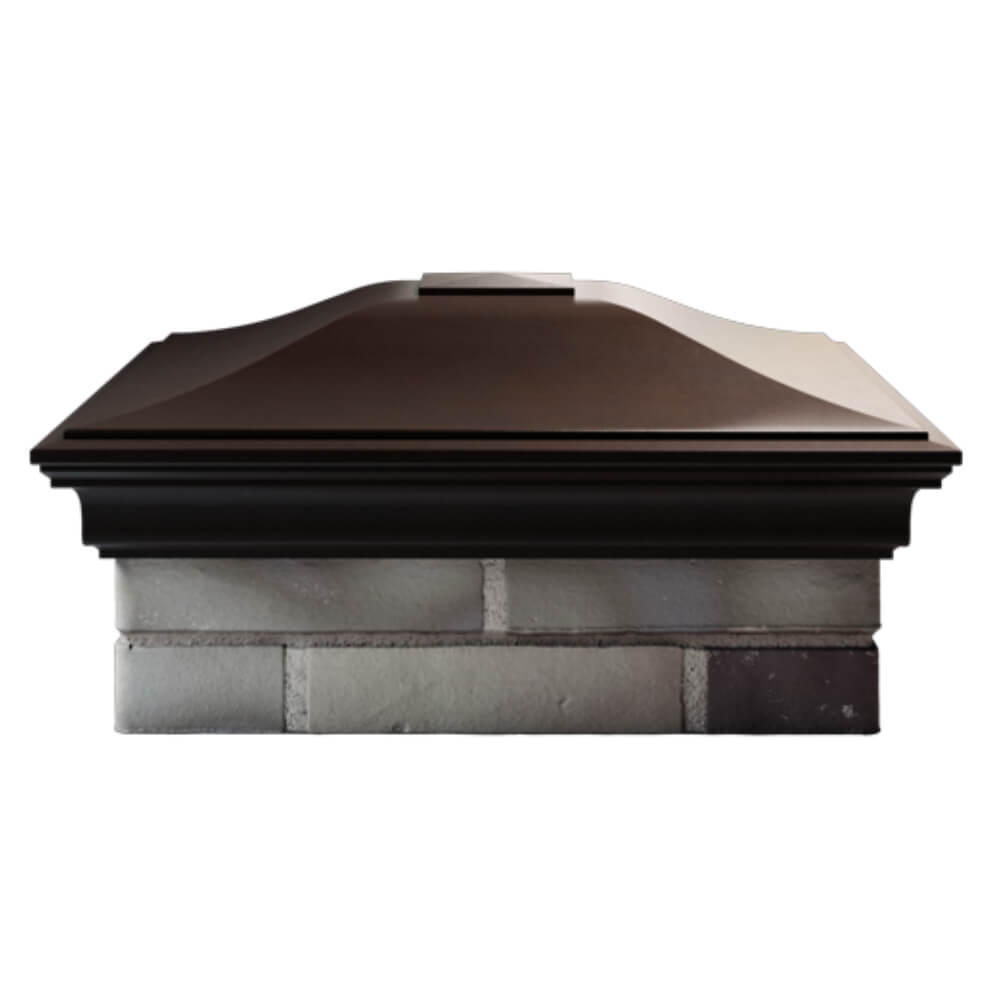 Колпак Zking Монблан Коричневый на столб 2х2 кирпича (515х515мм) в Санкт-Петербурге фото