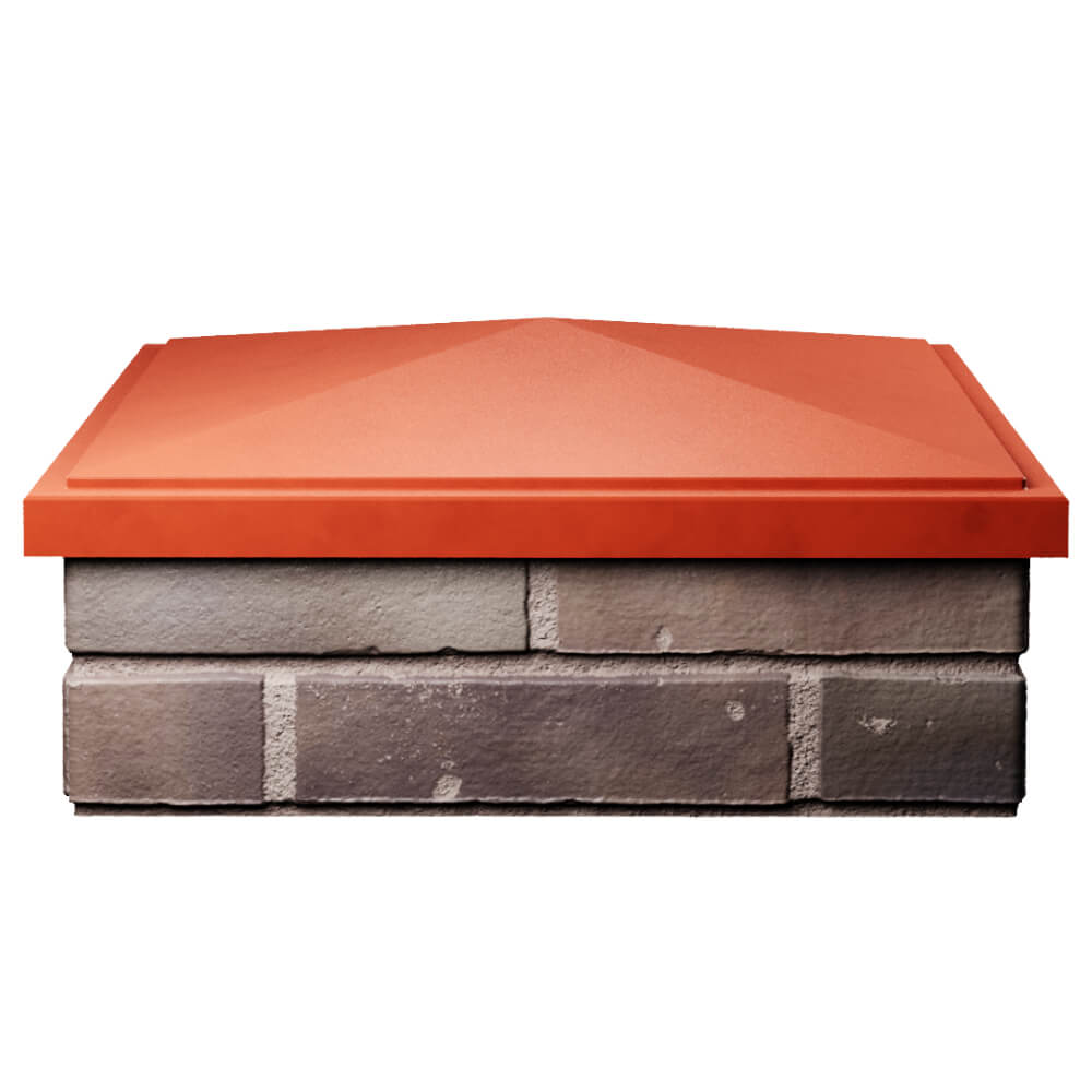 Колпак Zking БонаМоно Красный на столб 2х2 кирпича (515х515, 530х530мм) Санкт-Петербург фото