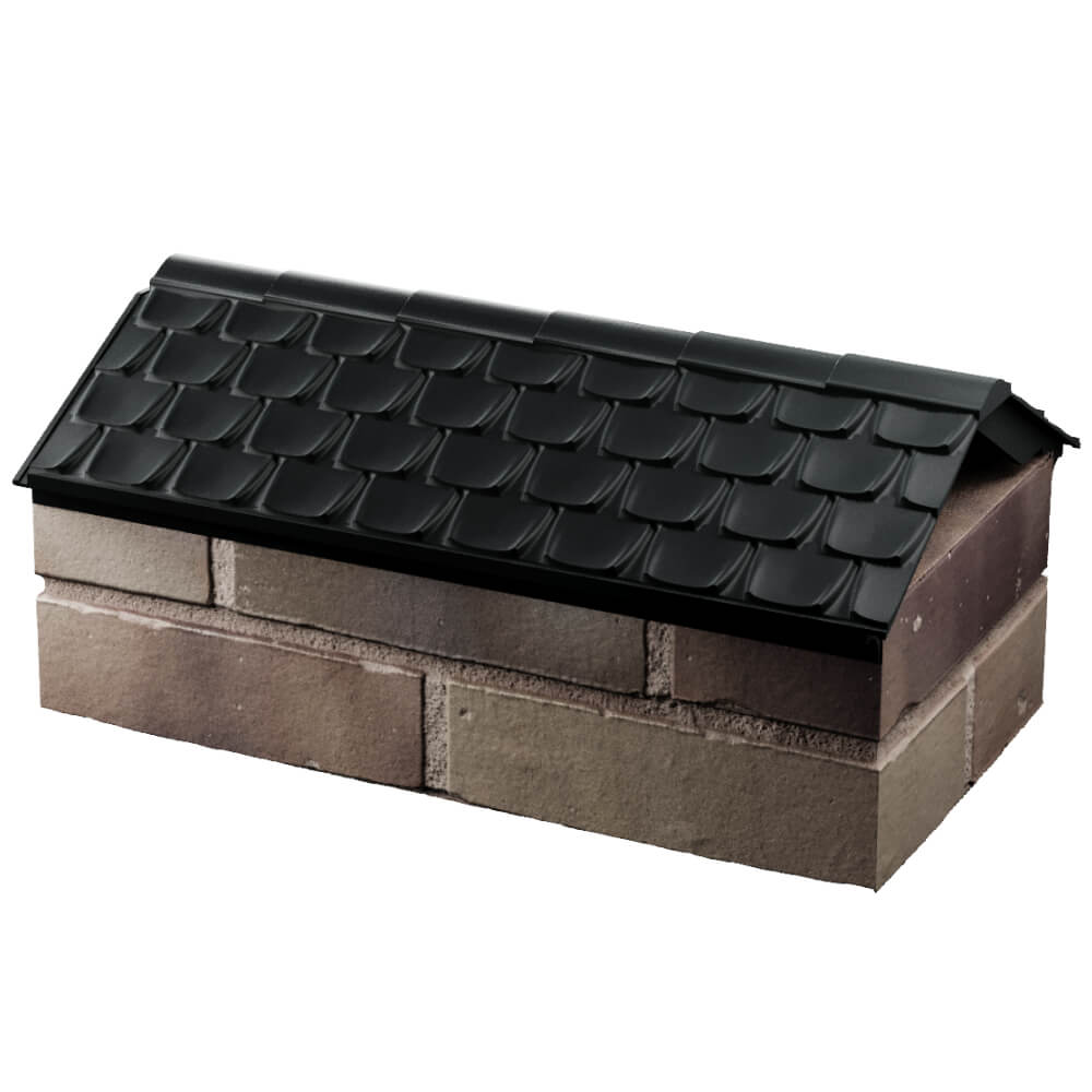 Парапет Zking Эльбрус Черный с посадкой на 1 кирпич (255мм) в Санкт-Петербурге фото