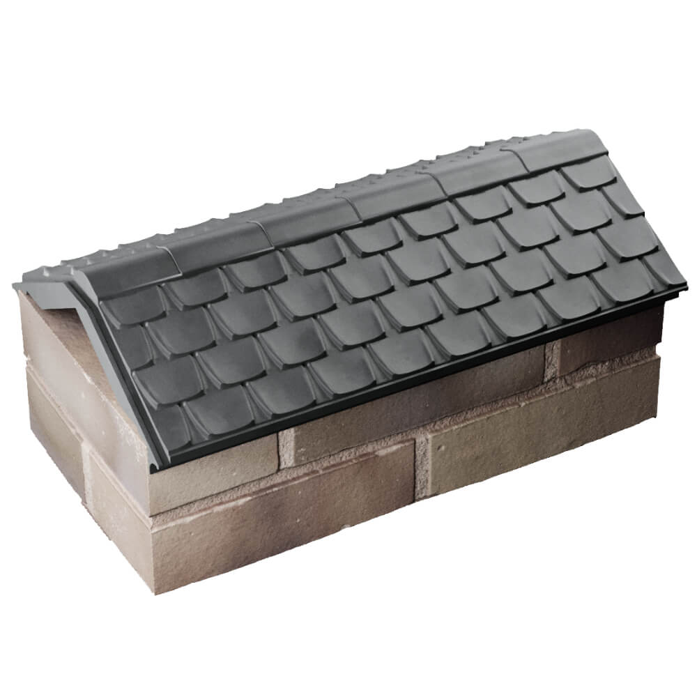 Парапет Zking Эльбрус Серый с посадкой на 1 кирпич (255мм) в Санкт-Петербурге фото