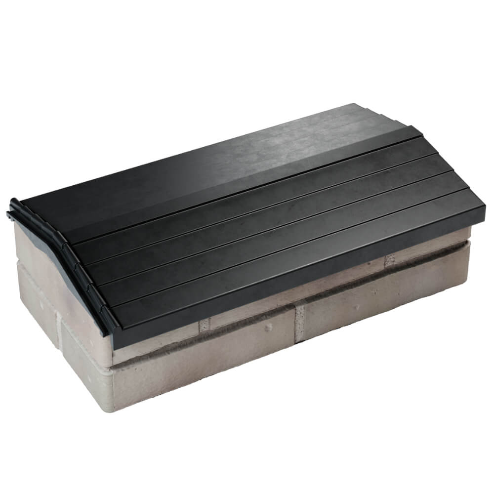 Парапет Zking Бона ХайТек Черный с посадкой на 1 кирпич (200/225/255мм) в Санкт-Петербурге фото