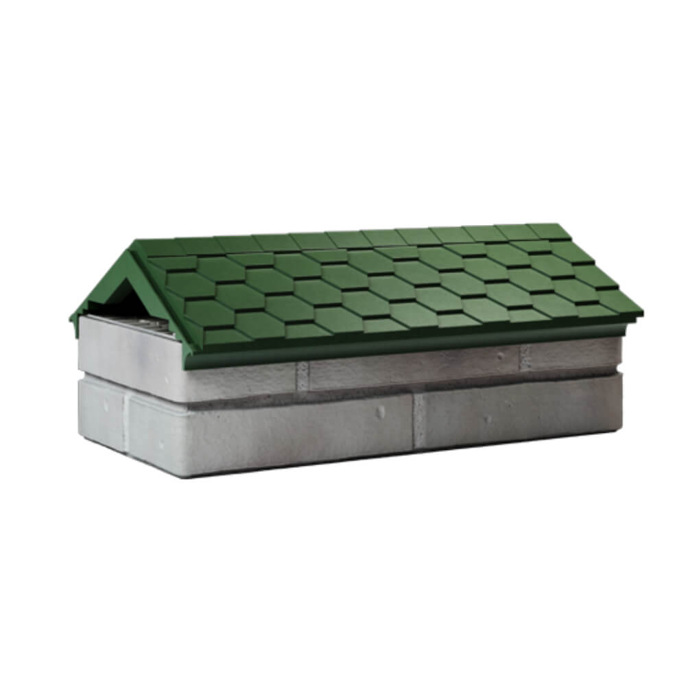 Парапет Zking Эверест Зеленый с посадкой на 1 кирпич (200/225/255мм) Санкт-Петербург фото