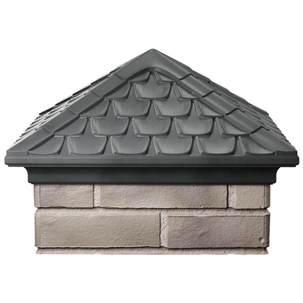 Колпак Zking Эльбрус Серый на столб 1.5х1.5 кирпича (385х385мм) Санкт-Петербург фото