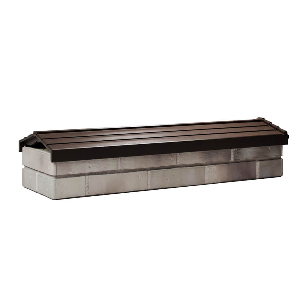 Парапет Zking Бона ХайТек Коричневый посадка на 0.5 кирпича (130мм) Санкт-Петербург фото