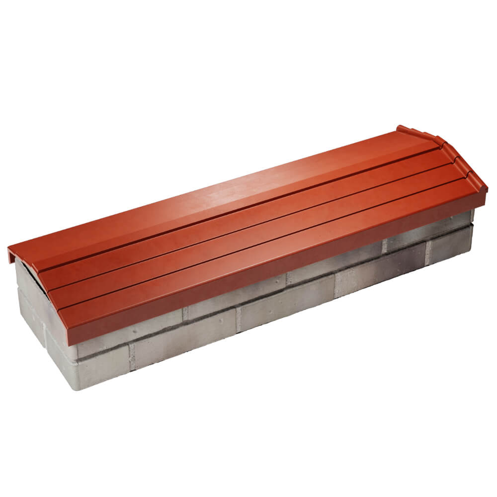 Парапет Zking Бона ХайТек Красный посадка на 0.5 кирпича (130мм) в Санкт-Петербурге фото