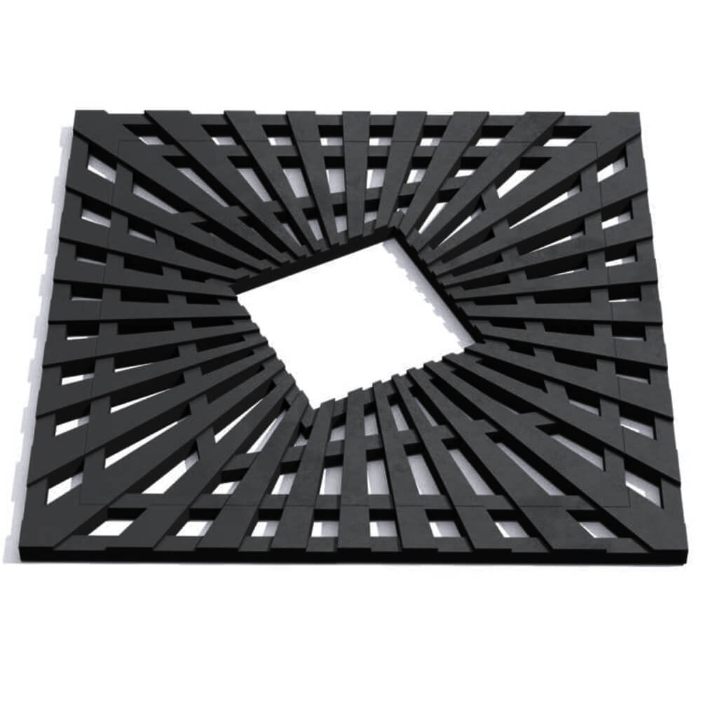 Приствольная решетка для дерева ZKING ATMOSPHERE 1.2х1.2м Черная Санкт-Петербург фото