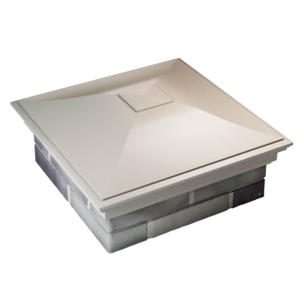 Колпак Zking Монблан Бежевый на столб 2х2 кирпича (515х515мм) Санкт-Петербург фото