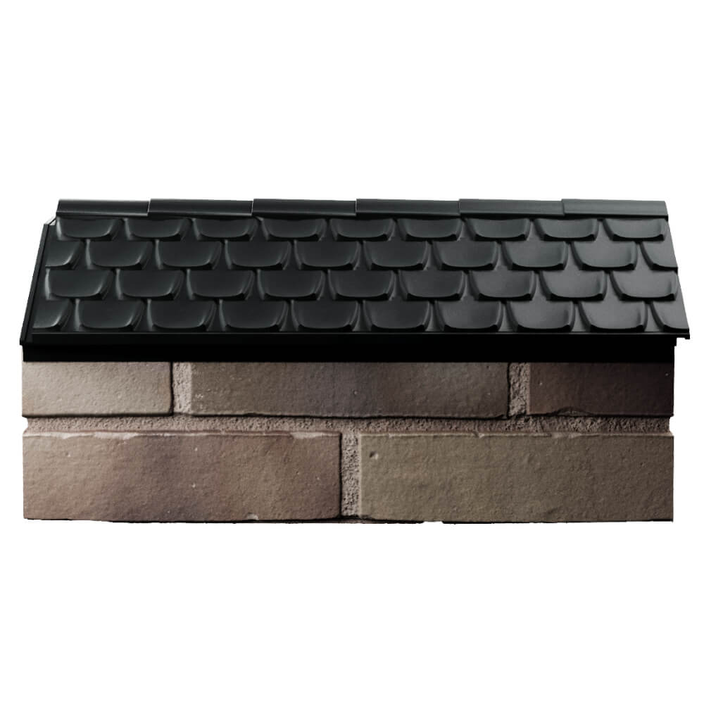 Парапет Zking Эльбрус Черный с посадкой на 1 кирпич (255мм) в Санкт-Петербурге фото