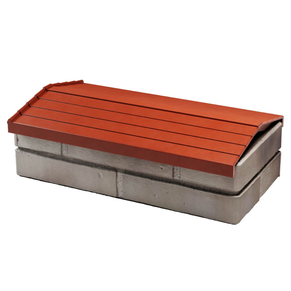 Парапет Zking Бона ХайТек Красный с посадкой на 1 кирпич (200/225/255мм) в Санкт-Петербурге фото