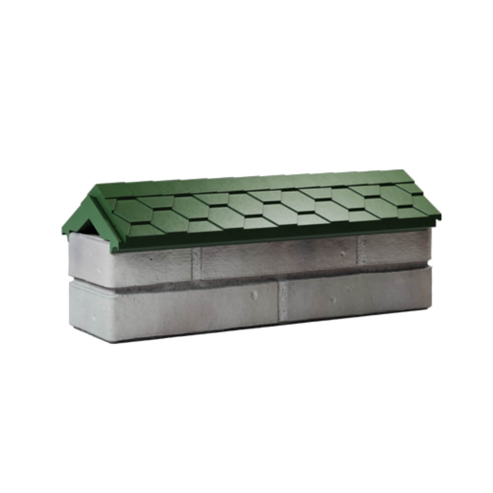 Парапет Zking Эверест Зеленый с посадкой на 0.5 кирпича (130мм) Санкт-Петербург фото