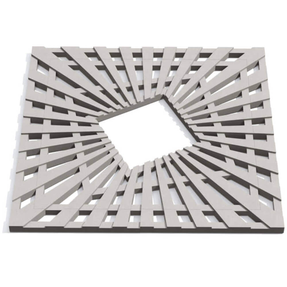 Приствольная решетка для дерева ZKING ATMOSPHERE 1.2х1.2м Бежевая Санкт-Петербург фото