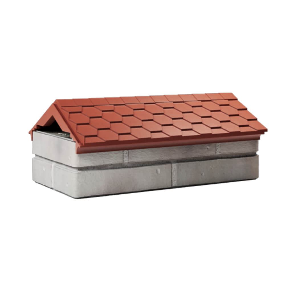 Парапет Zking Эверест Красный с посадкой на 1 кирпич (200/225/255мм) Санкт-Петербург фото