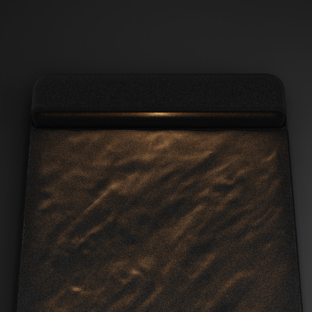 LED Светильник для шаговой плиты STONE Черный Сланец 330х75х98мм в Санкт-Петербурге фото