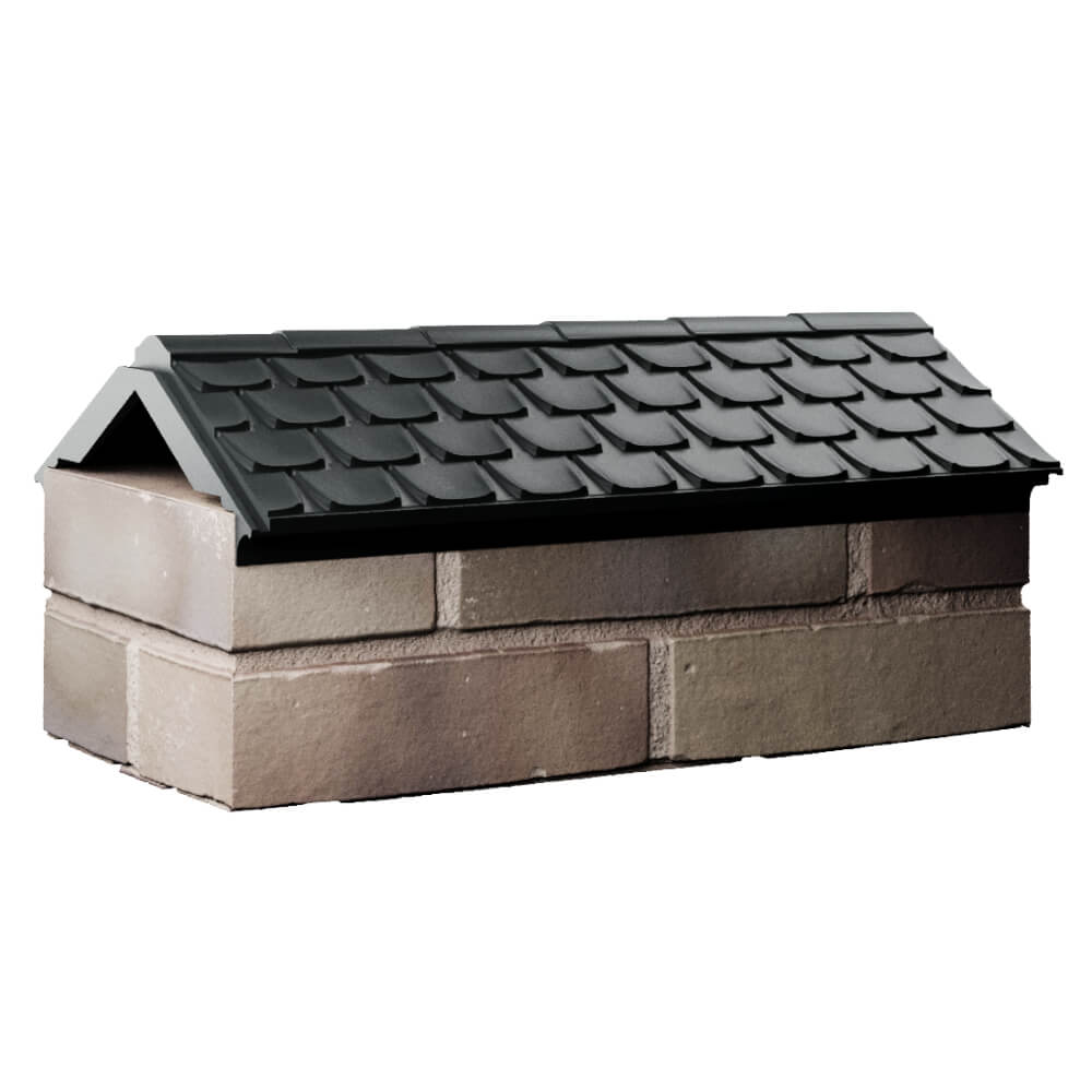 Парапет Zking Эльбрус Черный с посадкой на 1 кирпич (255мм) Санкт-Петербург фото