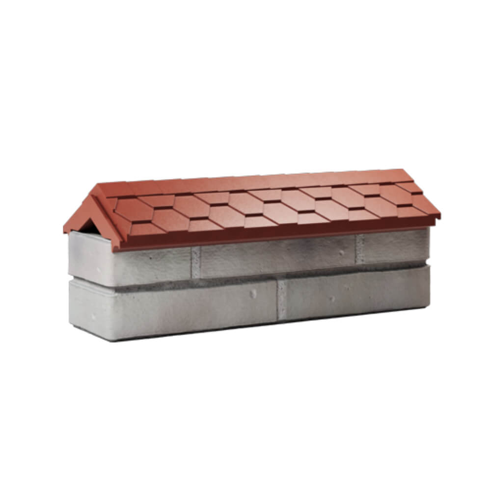 Парапет Zking Эверест Красный с посадкой на 0.5 кирпича (130мм) Санкт-Петербург фото