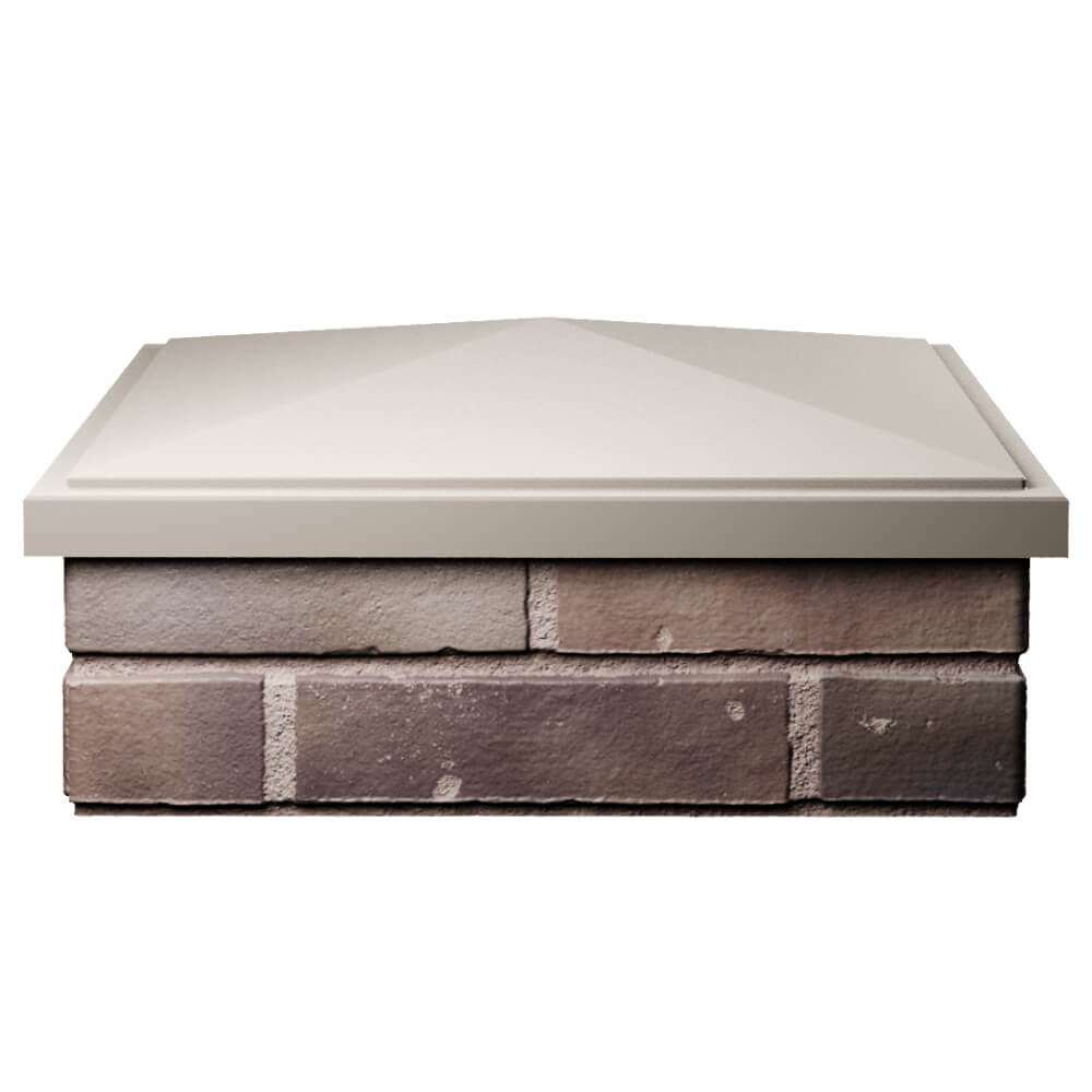 Колпак Zking БонаМоно Бежевый на столб 2х2 кирпича (515х515, 530х530мм) Санкт-Петербург фото