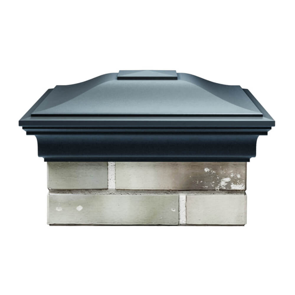 Колпак Zking Монблан Серый на столб 1.5х1.5 еврокирпича 0.7НФ (355х355мм) Санкт-Петербург фото