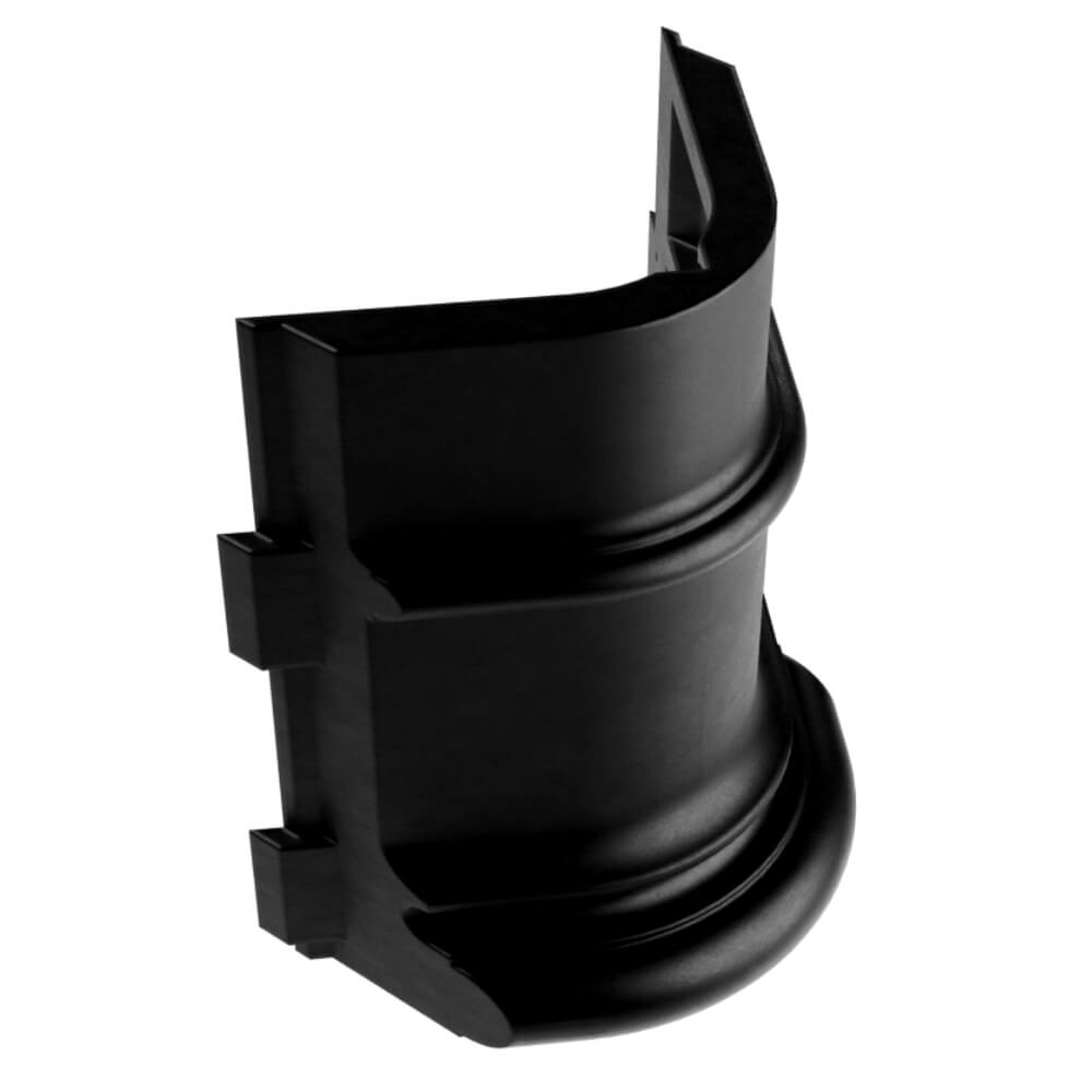 Подступенок угловой Verona 110х140х30мм Черный