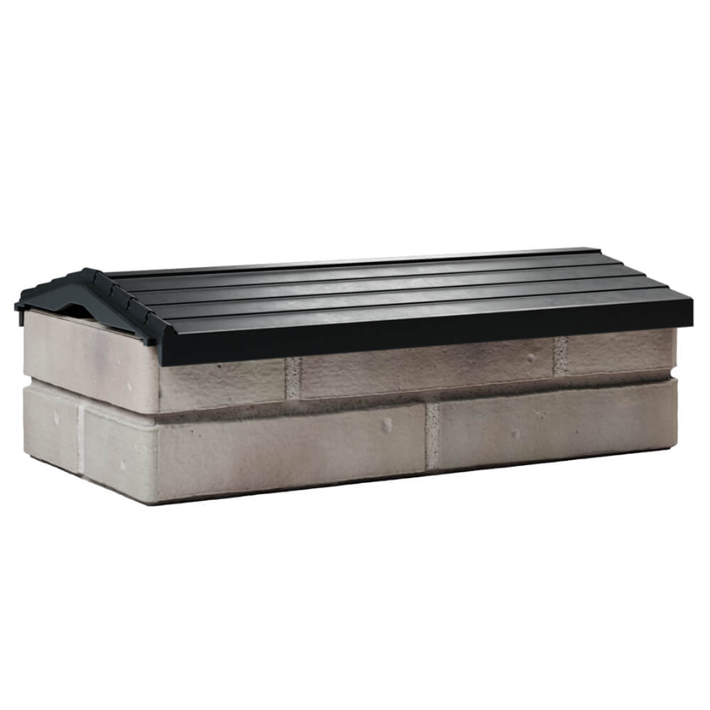 Парапет Zking Бона ХайТек Черный с посадкой на 1 кирпич (200/225/255мм) Санкт-Петербург фото