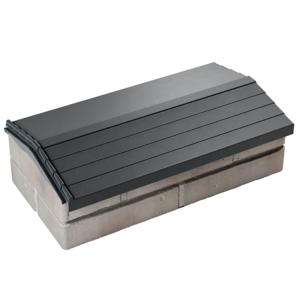 Парапет Zking Бона ХайТек Серый с посадкой на 1 кирпич (200/225/255мм) в Санкт-Петербурге фото