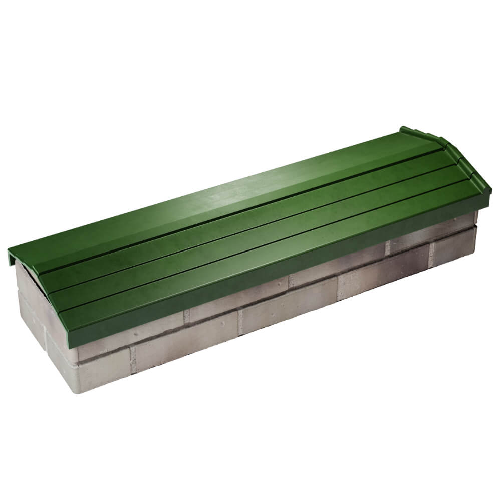 Парапет Zking Бона ХайТек Зеленый посадка на 0.5 кирпича (130мм) в Санкт-Петербурге фото