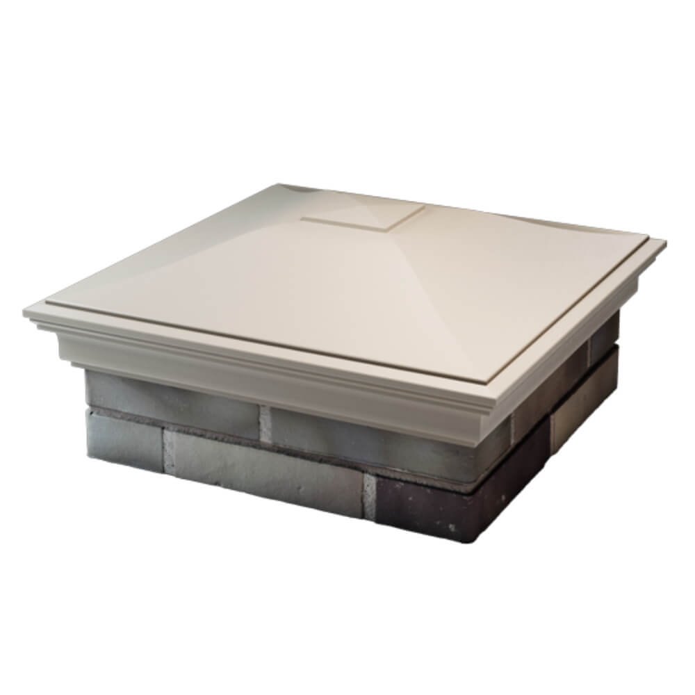 Колпак Zking Монблан Бежевый на столб 2х2 кирпича (515х515мм) в Санкт-Петербурге фото