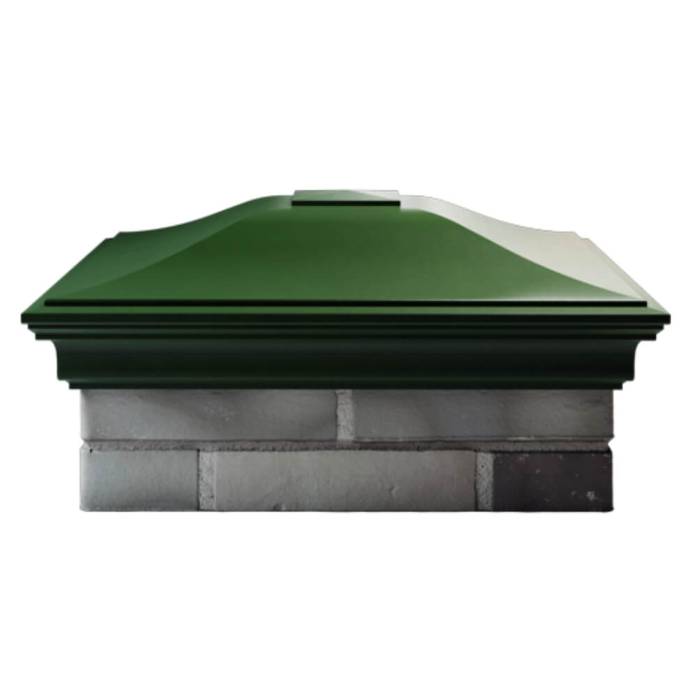 Колпак Zking Монблан Зеленый на столб 2х2 кирпича (515х515мм) в Санкт-Петербурге фото