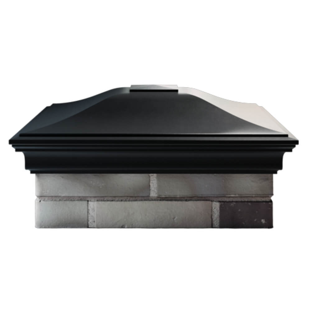 Колпак Zking Монблан Черный на столб 2х2 кирпича (515х515мм) в Санкт-Петербурге фото