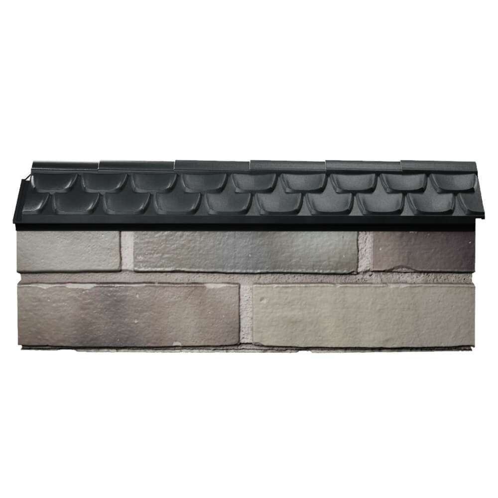 Парапет Zking Эльбрус Черный с посадкой на 0.5 кирпича (130мм) в Санкт-Петербурге фото
